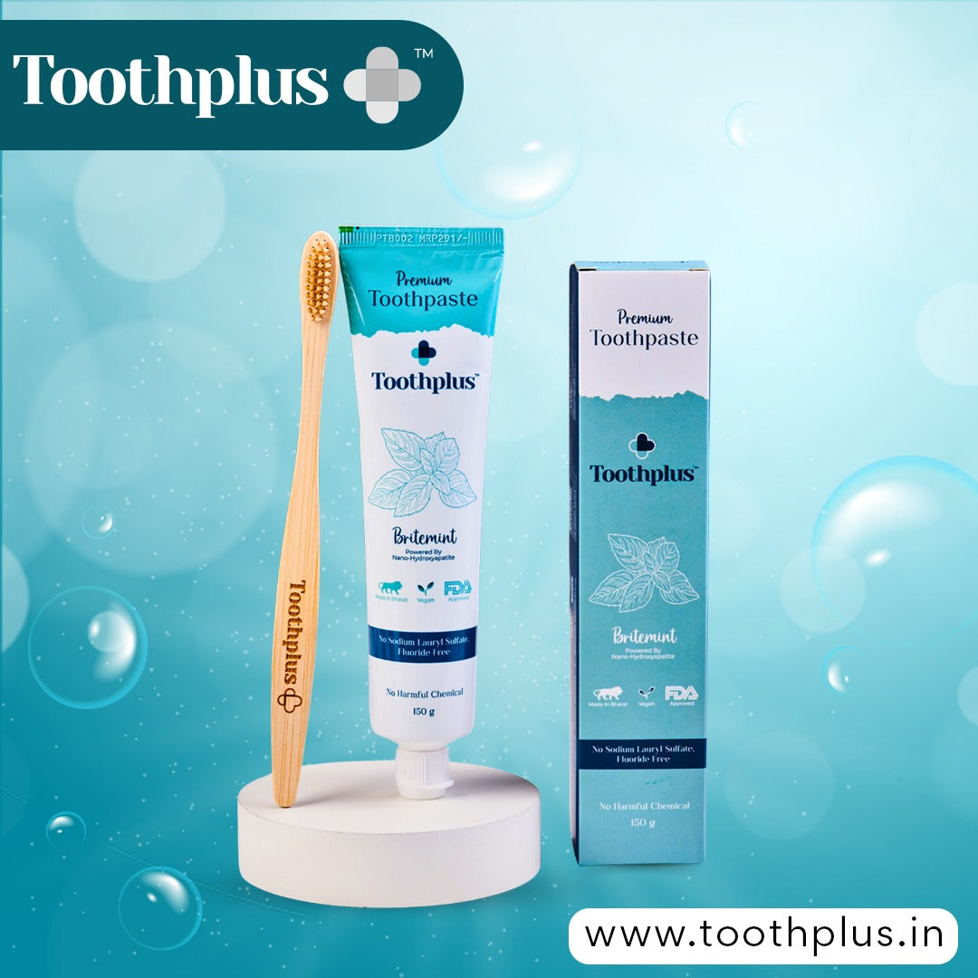 Britemint Toothpaste and Bamboo Toothbrush