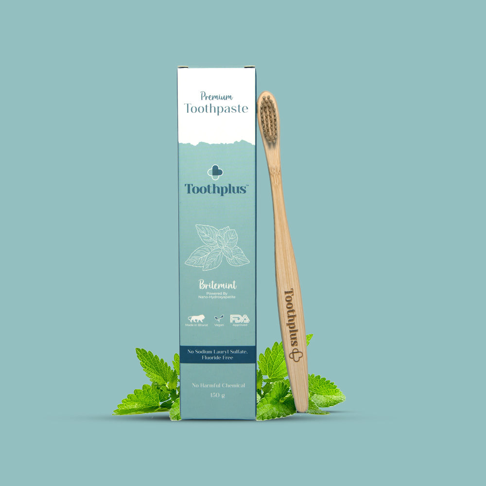 Britemint Toothpaste and Bamboo Toothbrush