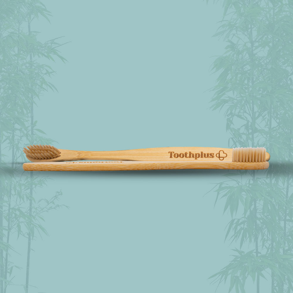 ToothPlus | Soft bamboo Toothbrush | Pack of 4
