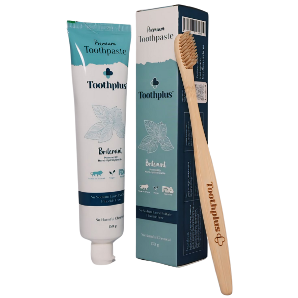 Britemint Toothpaste and Bamboo Toothbrush