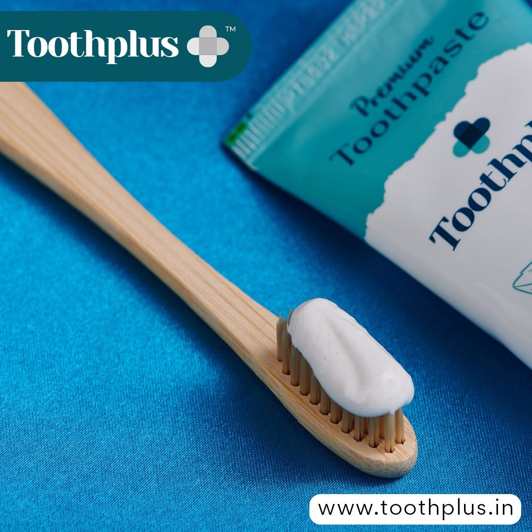 ToothPlus | Soft bamboo Toothbrush | Pack of 4